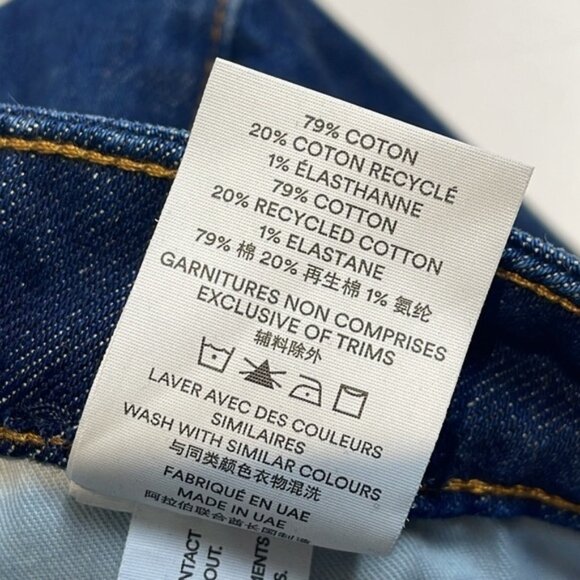 Frank and Oak Stevie Jeans Dark Blue Size 23 NEW - Picture 11 of 12